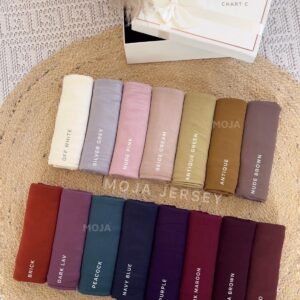 PREMIUM MOJA JERSEY HIJAB CHART C