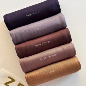 ZERA JERSEY HIJAB CHART A SET 3